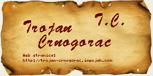 Trojan Crnogorac vizit kartica